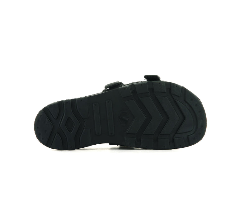 Black Palladium Solea Kids' Slides | USA  2830751-LQ