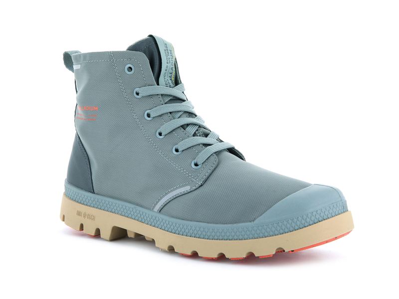 Blue Palladium Pampa Lite+ Recycle Wp+ Women's High Tops | USA  1287405-IX