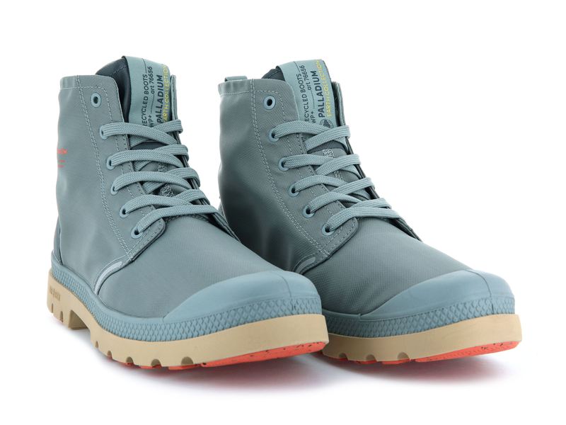 Blue Palladium Pampa Lite+ Recycle Wp+ Women's High Tops | USA  1287405-IX