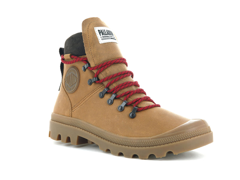 Brown Palladium Legion Hiker Women's Boots | USA  4316052-ER