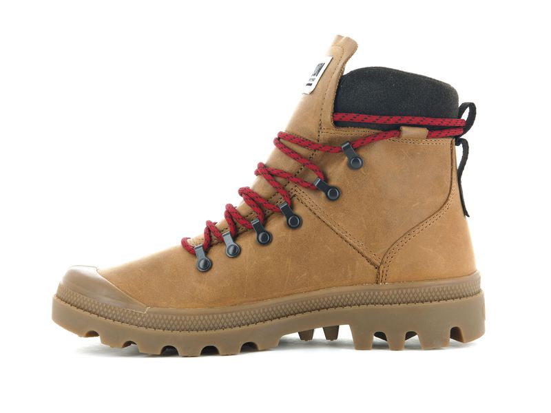 Brown Palladium Legion Hiker Women's Boots | USA  4316052-ER