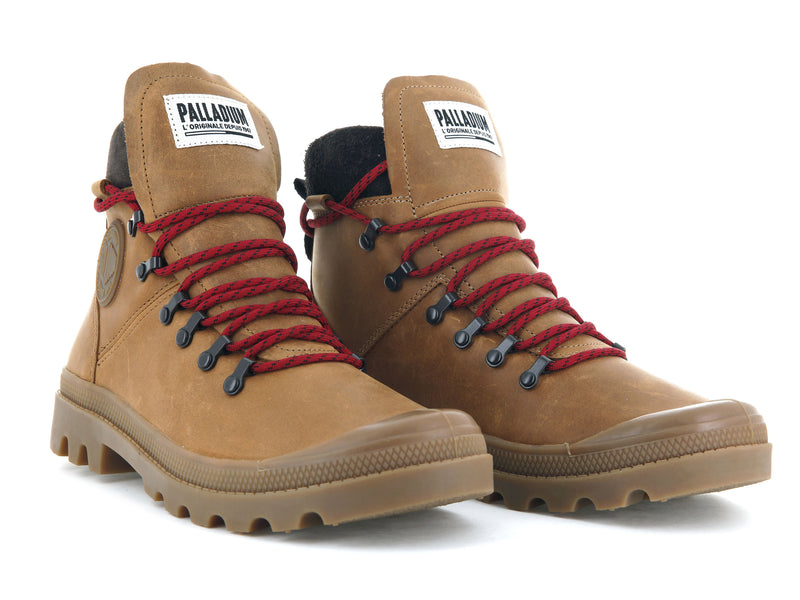 Brown Palladium Legion Hiker Women's Boots | USA  4316052-ER