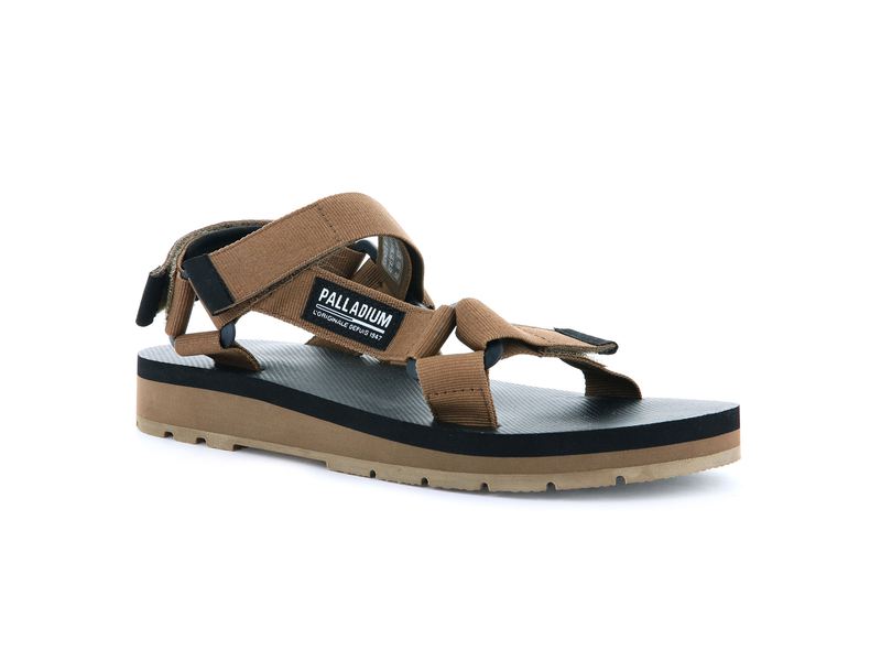 Brown Palladium Outdoorsy Urbanity Kids' Sandals | USA  6783290-DG