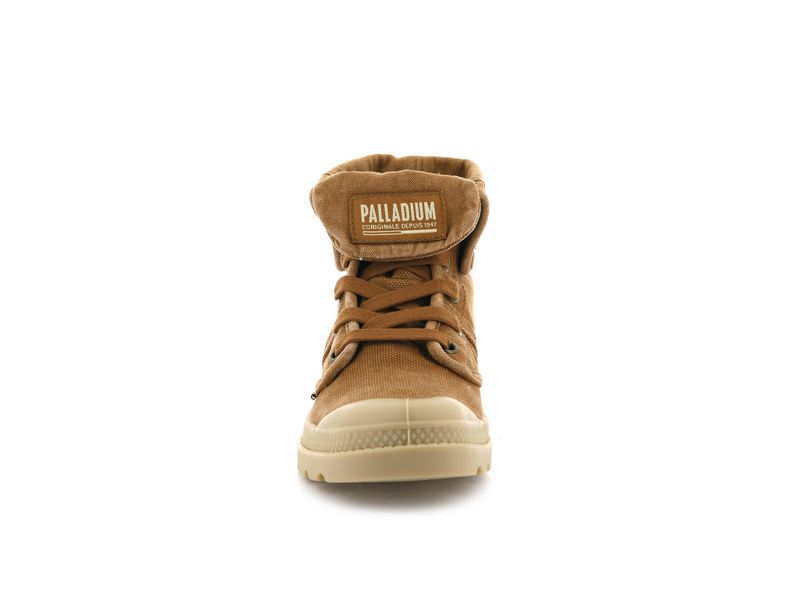 Brown Palladium Pallabrousse Baggy Women's High Tops | USA  4738051-RO