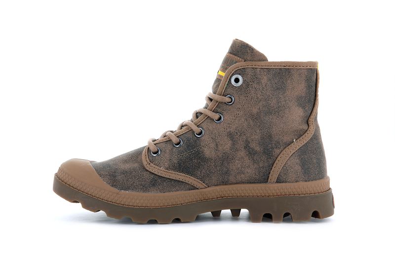 Brown Palladium Pampa Hi Wax Kids' Boots | USA  0896471-VN