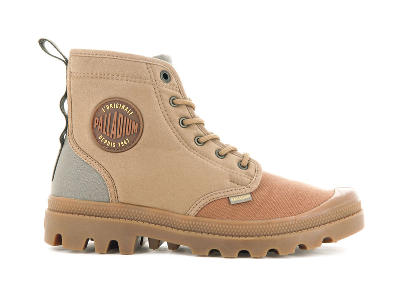 Brown Palladium Pampa Shade 75th Women\'s High Tops | USA  0954812-RF