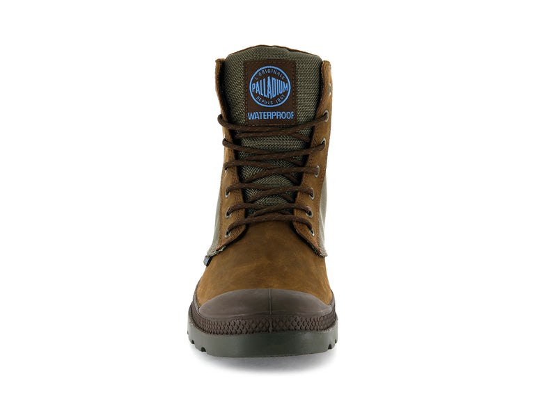 Brown Palladium Pampa Sport Cuff Wpn Women's High Tops | USA  3247801-JF