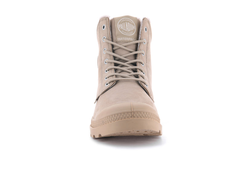 Brown Palladium Pampa Sport Cuff Wps Women's High Tops | USA  5348027-DT