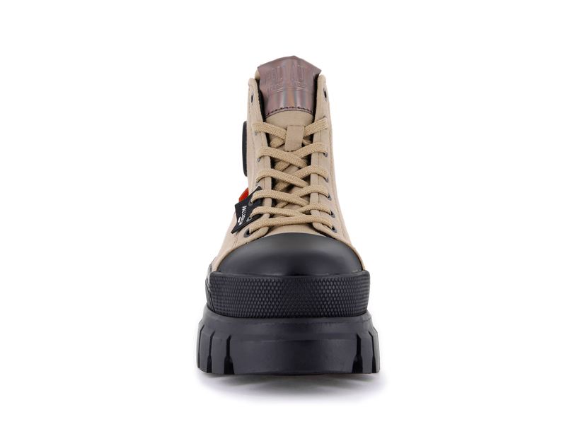 Brown Palladium Revolt Hi Tx Women's High Tops | USA  3720415-RH