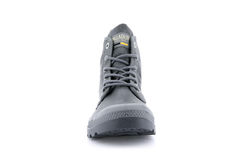 Dark Grey Palladium Pampa Hi Wax Kids' Boots | USA  2059647-GP