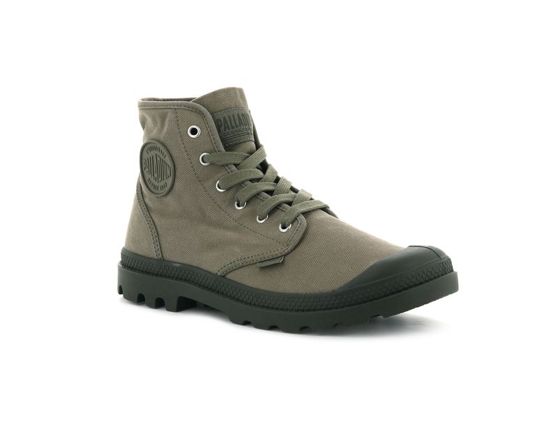 Green Palladium Pampa Hi Men's Boots | USA  0217345-SN