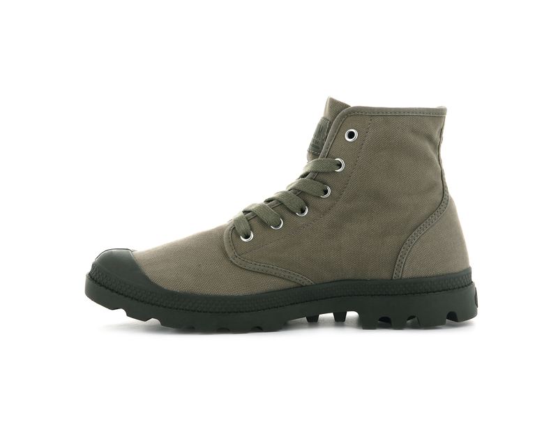 Green Palladium Pampa Hi Men's Boots | USA  0217345-SN