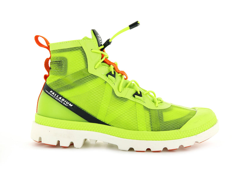 Green Palladium Travel Lite+ Adventure Men\'s High Tops | USA  4507263-KO