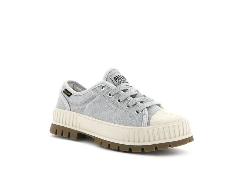 Grey Palladium Pallashock Og Kids' Low Tops | USA  8507314-RE