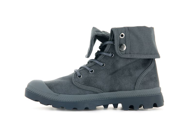 Grey Palladium Pampa Baggy Wax Kids' Boots | USA  4180725-QJ