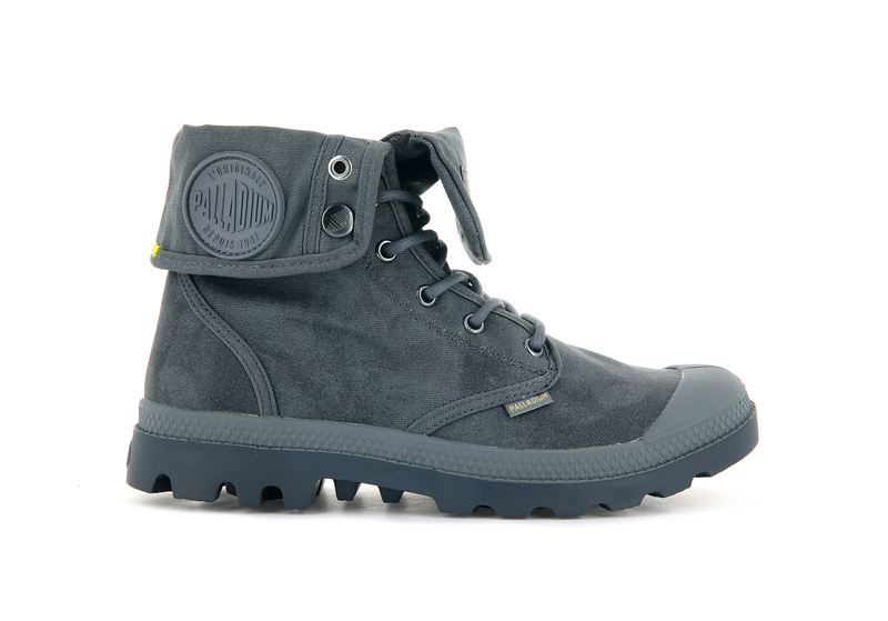 Grey Palladium Pampa Baggy Wax Kids\' Boots | USA  4180725-QJ