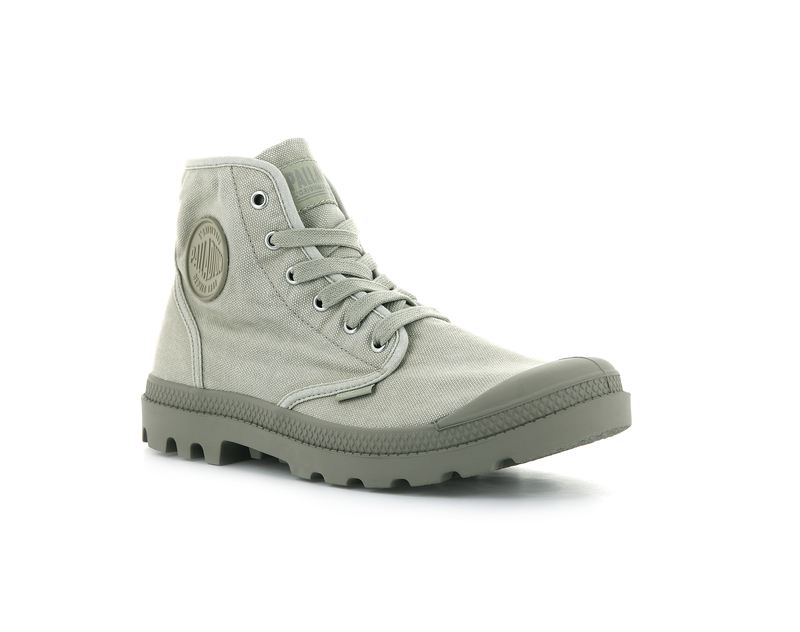 Grey Palladium Pampa Hi Men's Boots | USA  6853490-LA