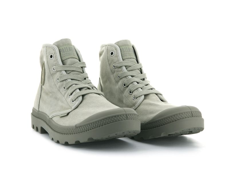 Grey Palladium Pampa Hi Men's Boots | USA  6853490-LA