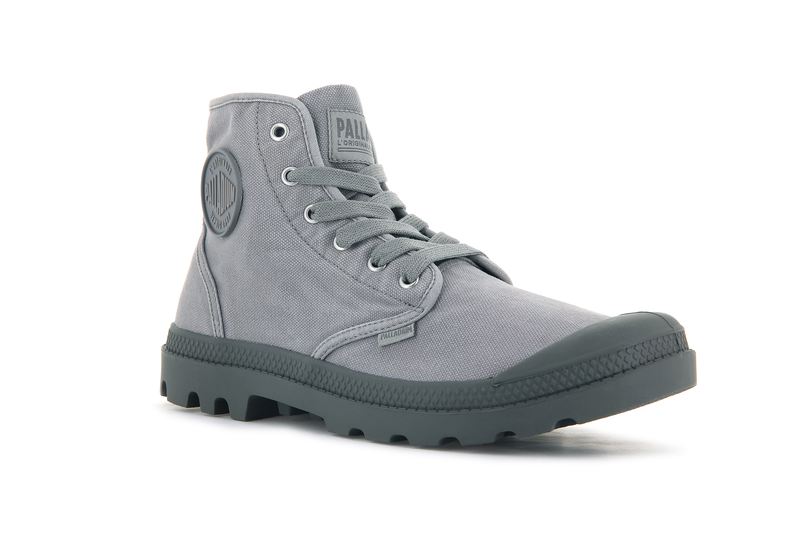 Grey Palladium Pampa Hi Men's Boots | USA  7241598-NJ