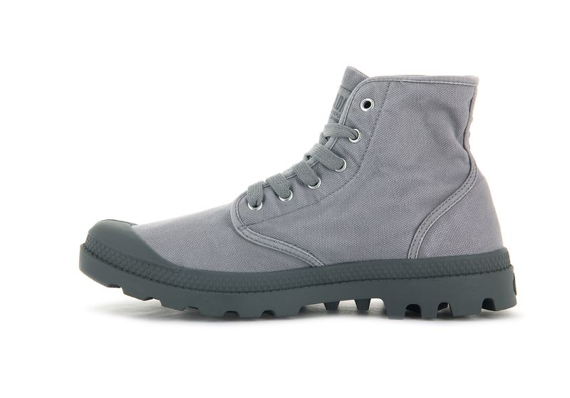 Grey Palladium Pampa Hi Men's Boots | USA  7241598-NJ