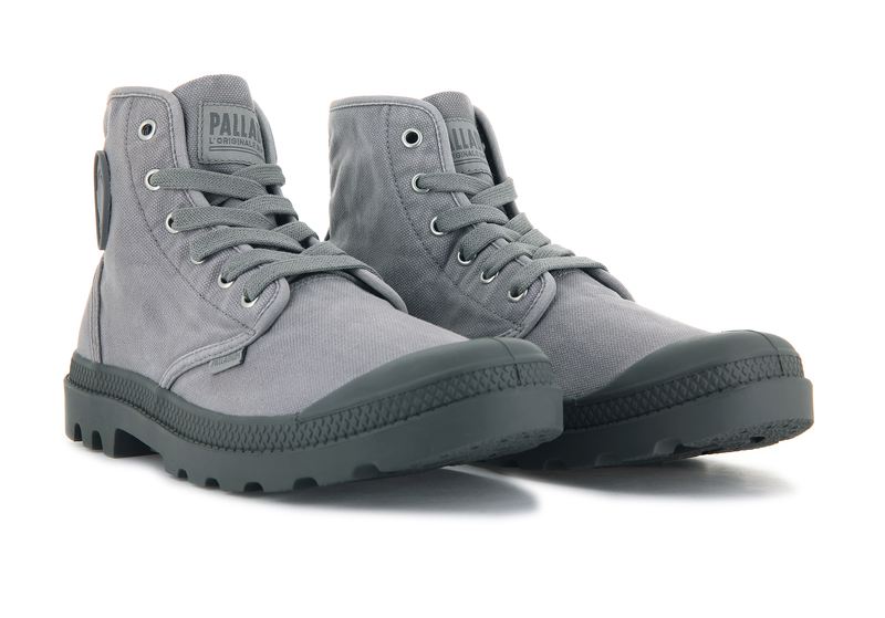 Grey Palladium Pampa Hi Men's Boots | USA  7241598-NJ