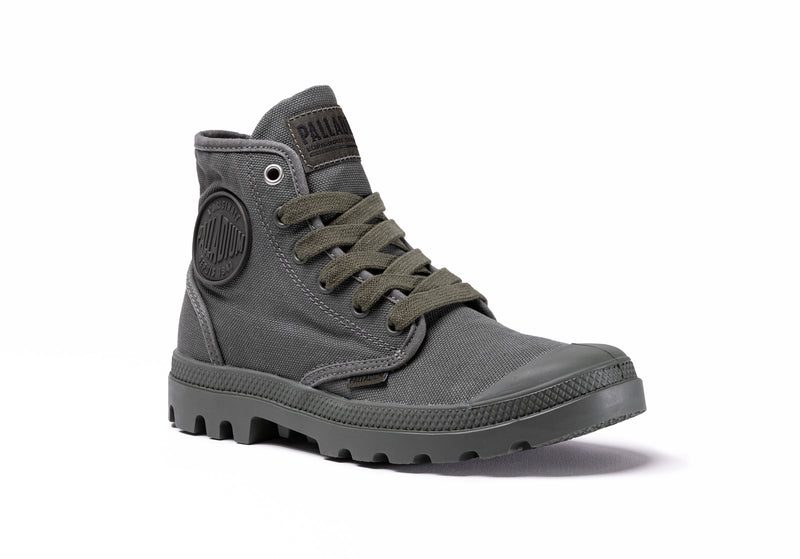 Grey Palladium Pampa Hi V Kids' Boots | USA  7092831-DG