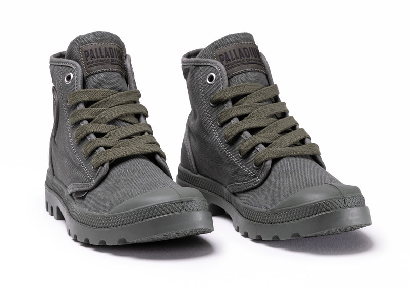 Grey Palladium Pampa Hi V Kids' Boots | USA  7092831-DG