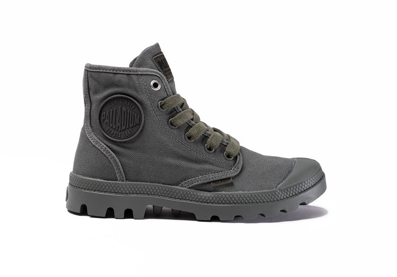 Grey Palladium Pampa Hi V Kids\' Boots | USA  7092831-DG