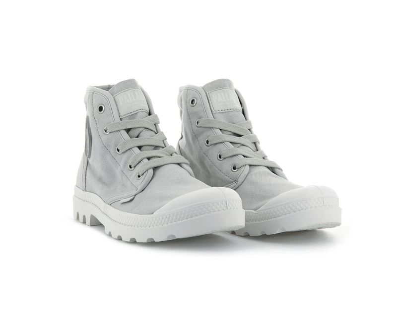 Grey Palladium Pampa Hi Women's Boots | USA  5471890-SB