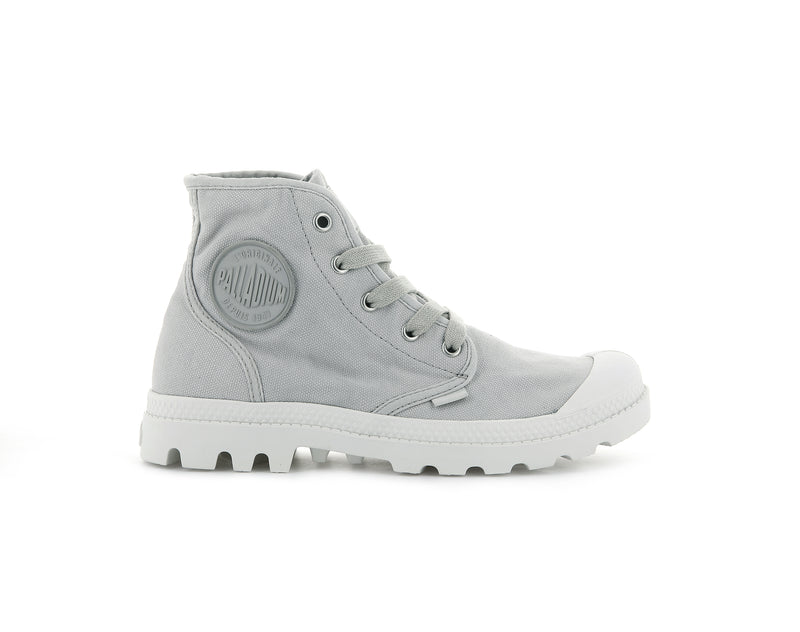 Grey Palladium Pampa Hi Women\'s Boots | USA  5471890-SB