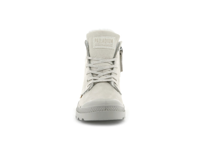 Grey Palladium Pampa Hi Zip Wl Women's High Tops | USA  8631497-WV