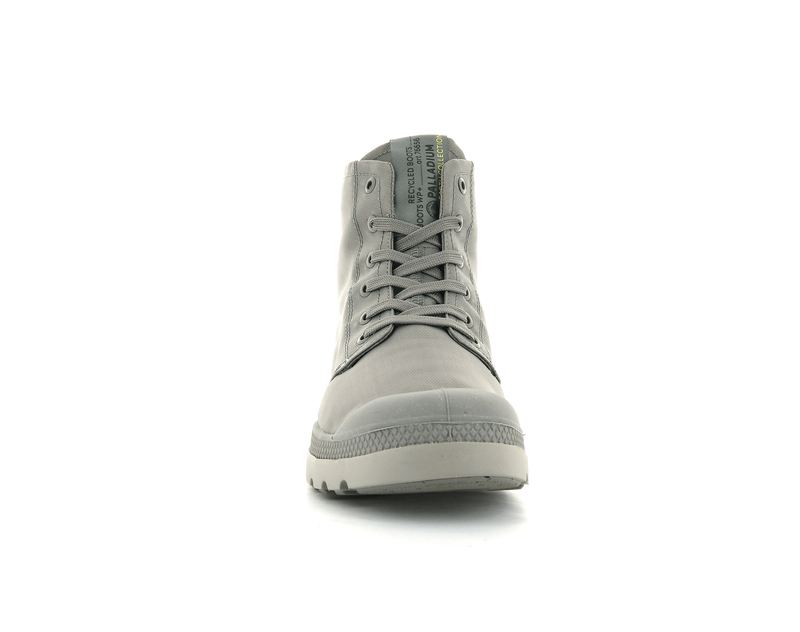 Grey Palladium Pampa Lite+ Recycle Wp+ Men's High Tops | USA  4537102-TI