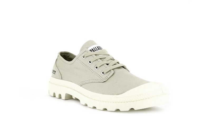 Grey Palladium Pampa Oxford Organic Ii Kids' Low Tops | USA  5604237-VB