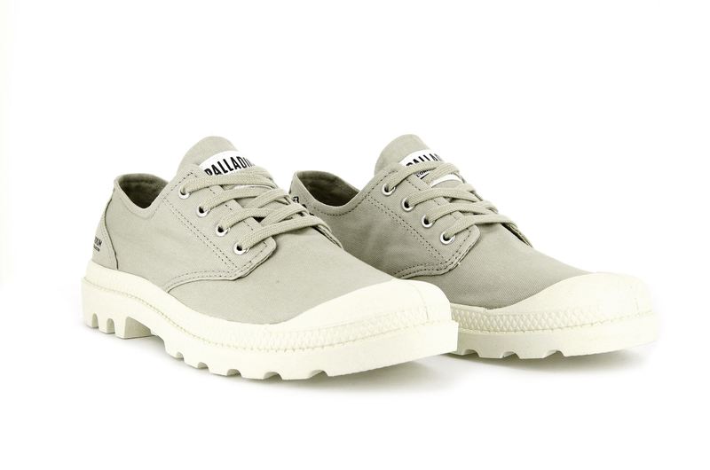 Grey Palladium Pampa Oxford Organic Ii Women's Low Tops | USA  3862147-UQ