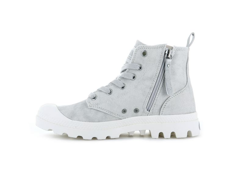 Grey Palladium Pampa Zip Desertwash Women's Boots | USA  4153678-RT