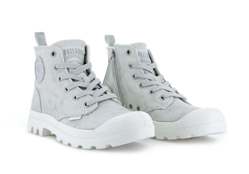 Grey Palladium Pampa Zip Desertwash Women's High Tops | USA  4506823-CT