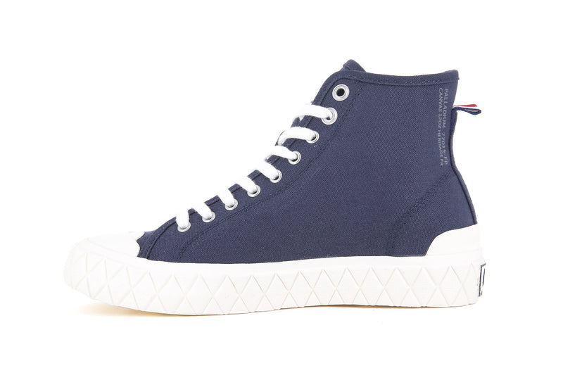 Indigo Palladium Palla Ace Canvas Mid Men's High Tops | USA  6540273-TV