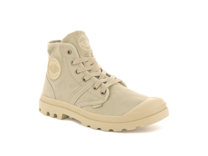 Khaki Palladium Pallabrousse Men's Boots | USA  5940621-VJ