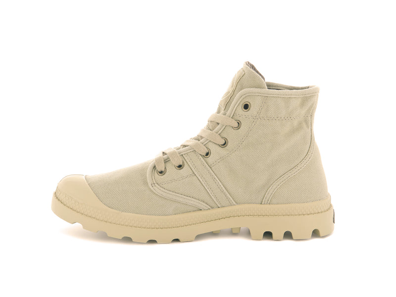 Khaki Palladium Pallabrousse Men's Boots | USA  5940621-VJ