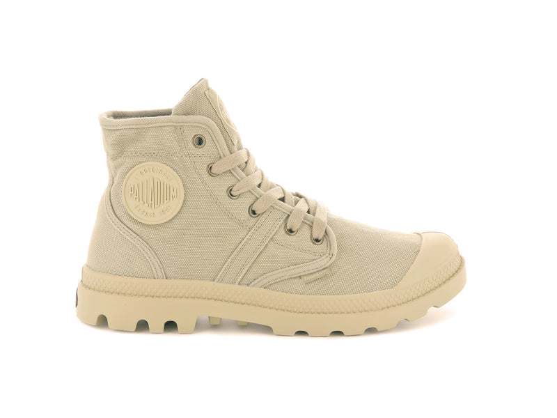 Khaki Palladium Pallabrousse Men\'s High Tops | USA  0745183-QL