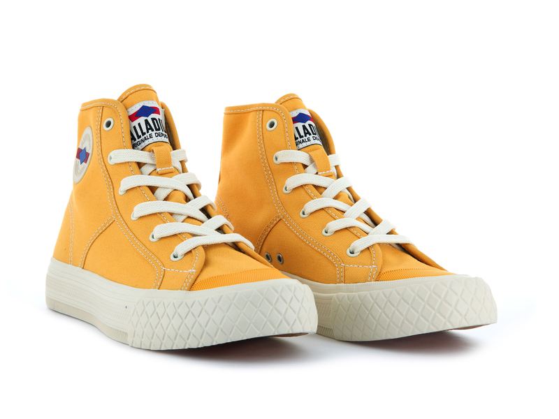 Mustard Palladium Palla Louvel Kids' High Tops | USA  9640281-YH