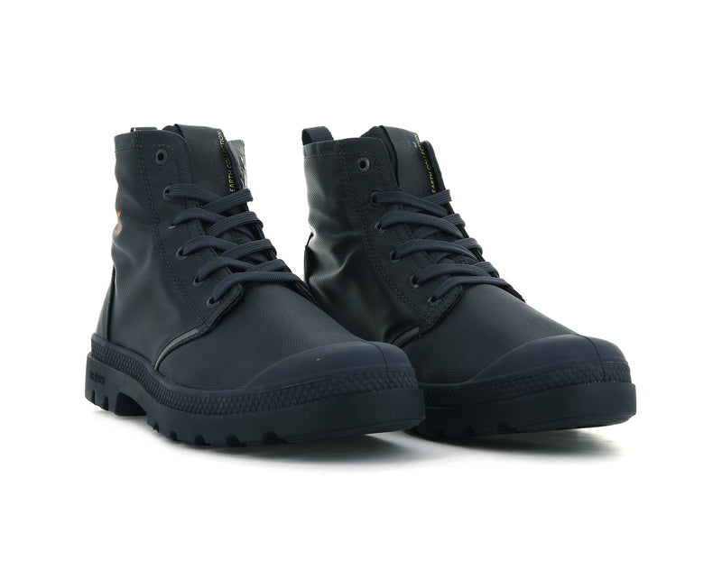 Navy Palladium Pampa Lite+ Recycle Wp+ Kids' Boots | USA  6875493-XM