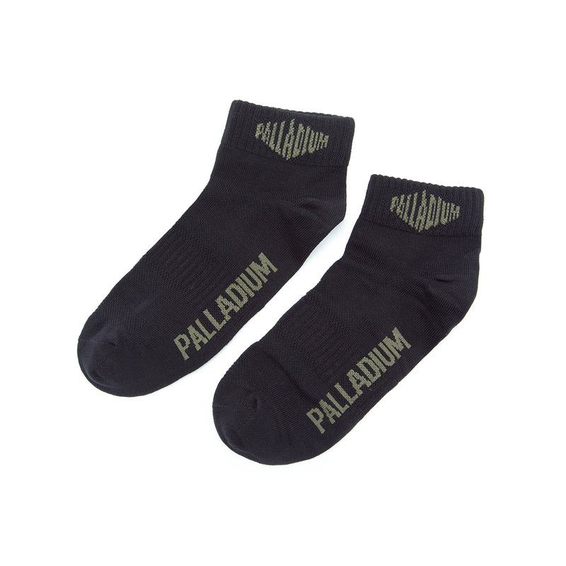 Olive/Black/White Palladium Basic Lo Pack Women's Socks | USA  6845210-GH