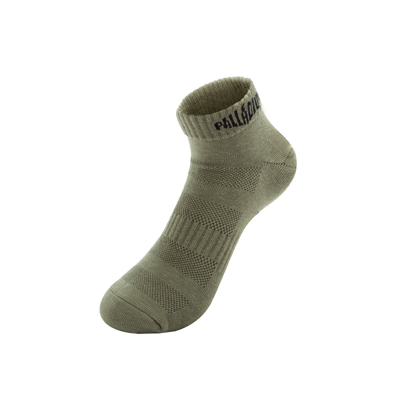 Olive/Black/White Palladium Basic Lo Pack Women's Socks | USA  6845210-GH