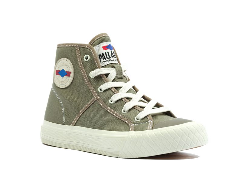 Olive Palladium Palla Louvel Kids' High Tops | USA  2567389-XE