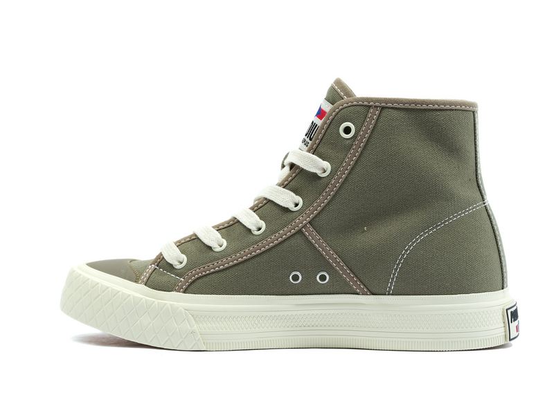 Olive Palladium Palla Louvel Kids' High Tops | USA  2567389-XE