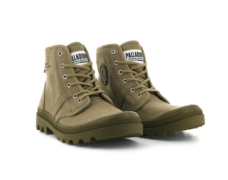 Olive Palladium Pallabrousse Legion Kids' Boots | USA  2960583-CQ