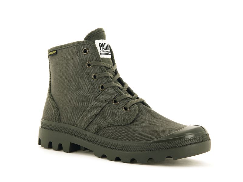 Olive Palladium Pallabrousse Men's Boots | USA  8073291-JK