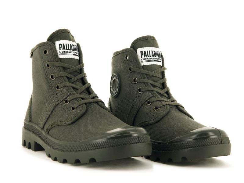 Olive Palladium Pallabrousse Men's Boots | USA  8073291-JK