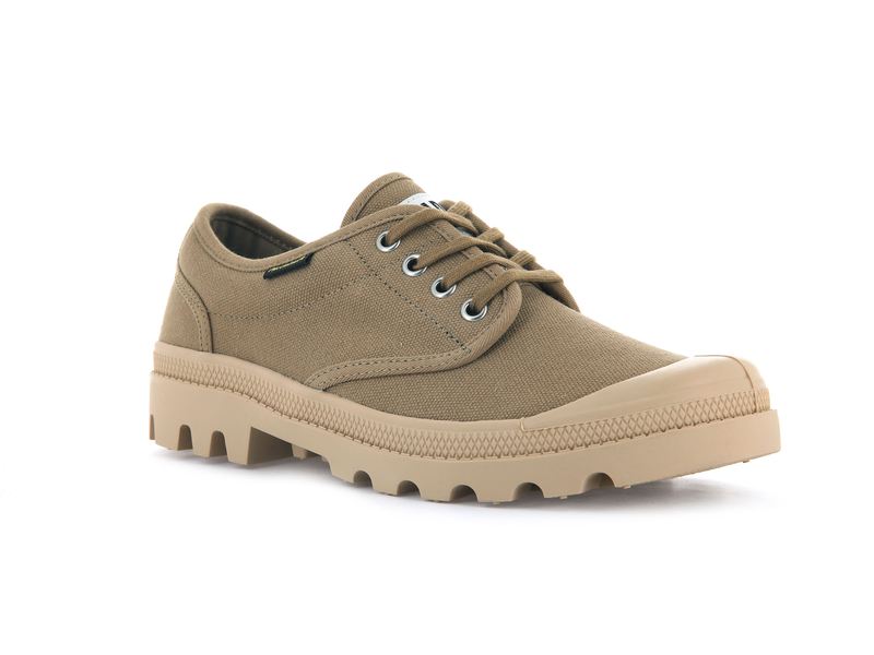 Olive Palladium Pallabrousse Oxford Men's Low Tops | USA  5342078-BS